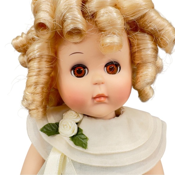 Shirley Temple Ginny Porcelain Doll MBI 11” Sailor Dress w/ Stand - Picture 9 of 15